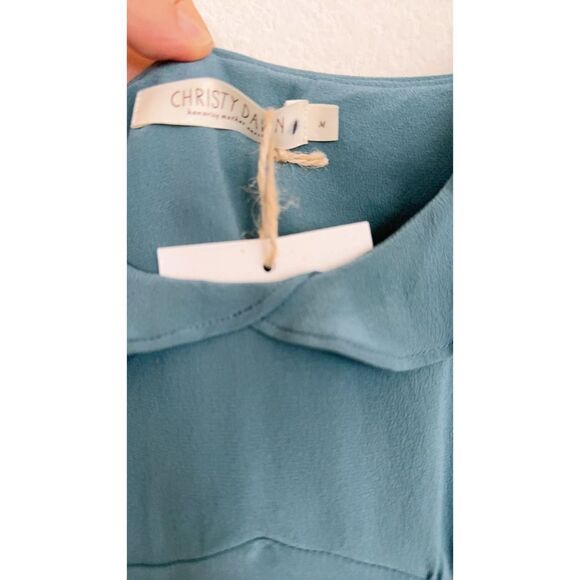 Christy Dawn The Helina silk maxi Dress Medium - Picture 9 of 14